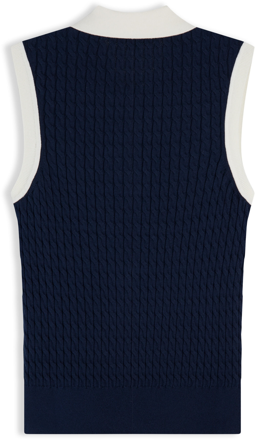 TOMMY HILFIGER WWWW FINE CABLE SLEEVELESS PO en color AZUL (2)