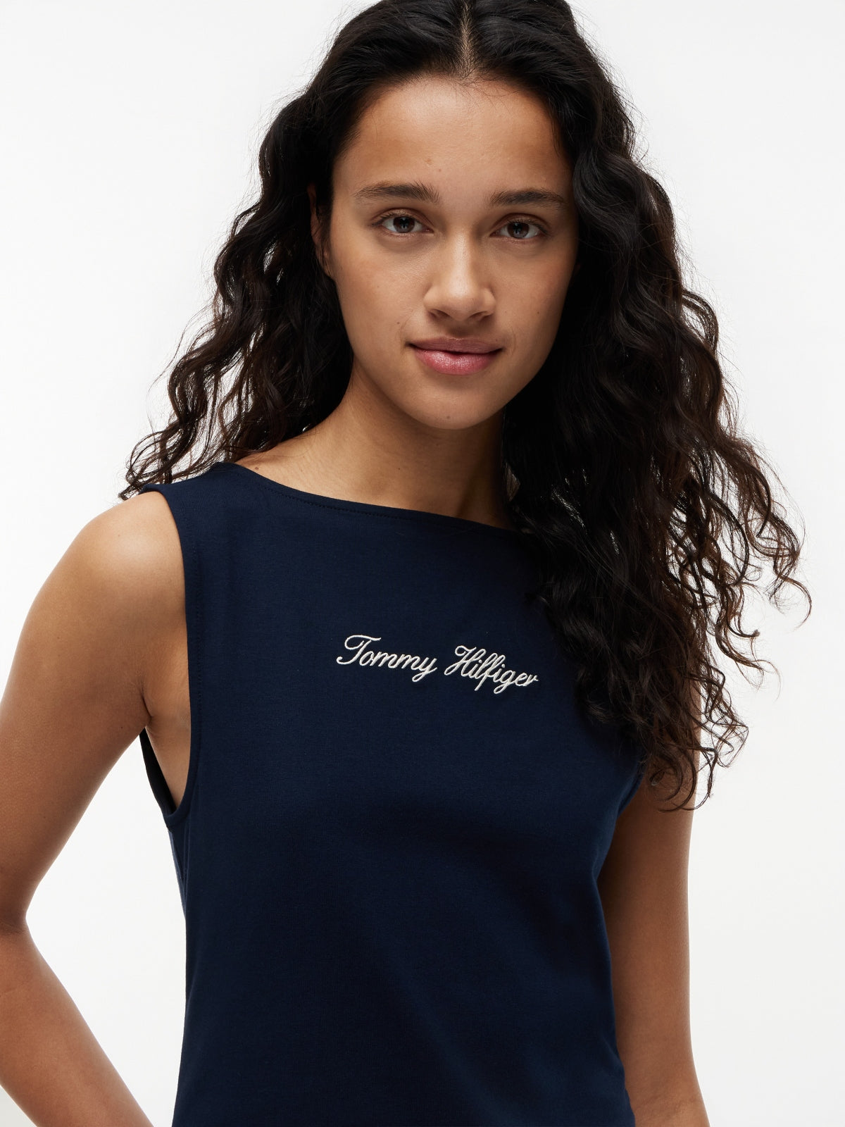 TOMMY HILFIGER WWWW CLASSIC SCRIPT BOAT TOP en color AZUL (4)