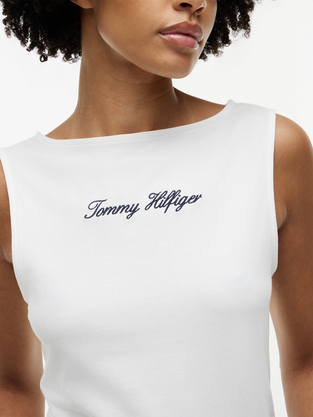TOMMY HILFIGER WWWW CLASSIC SCRIPT BOAT TOP en color BLANCO (3)