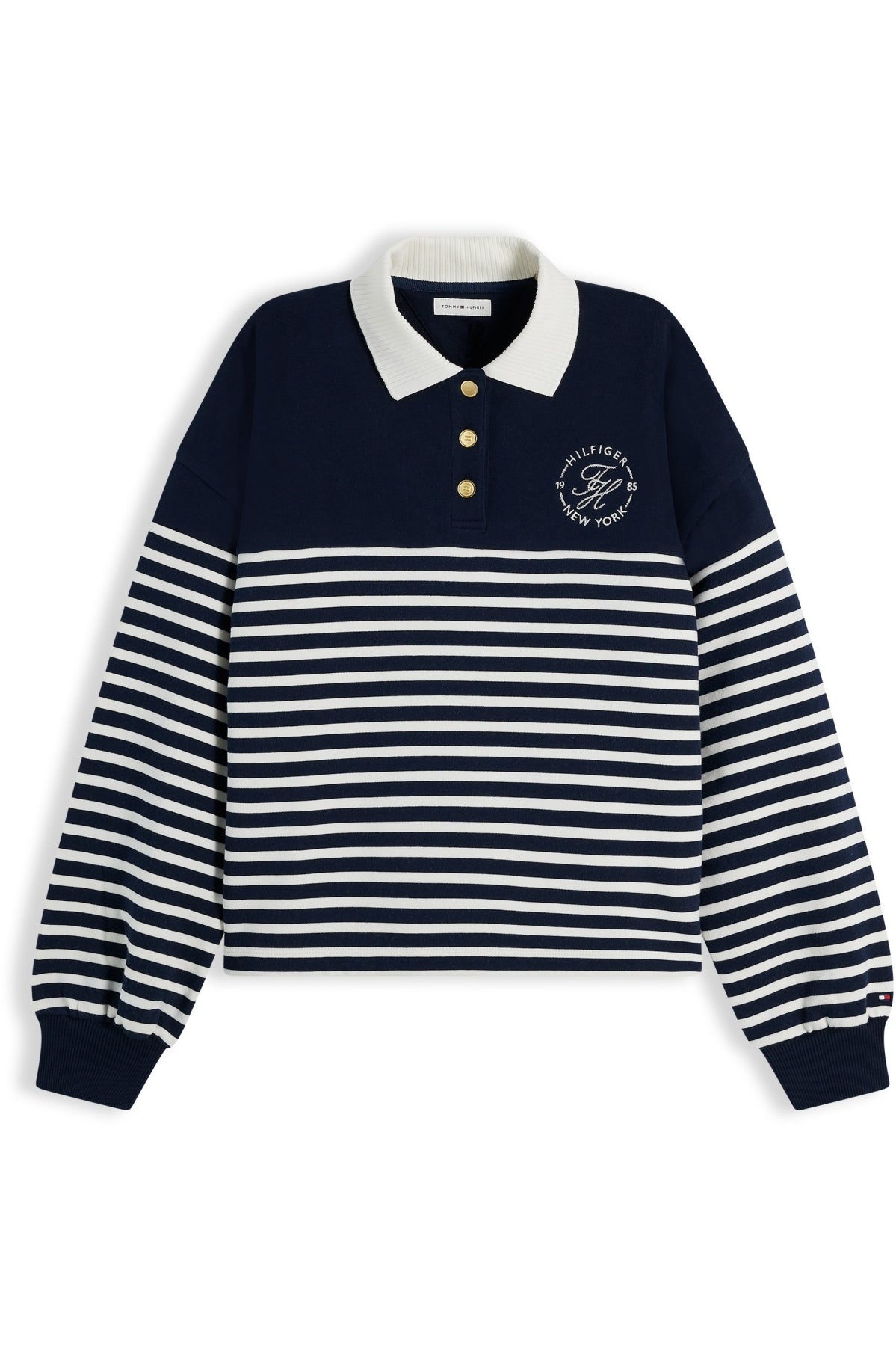 TOMMY HILFIGER WWWW TH ROUNDAL COLLAR SWTSHT en color AZUL (3)
