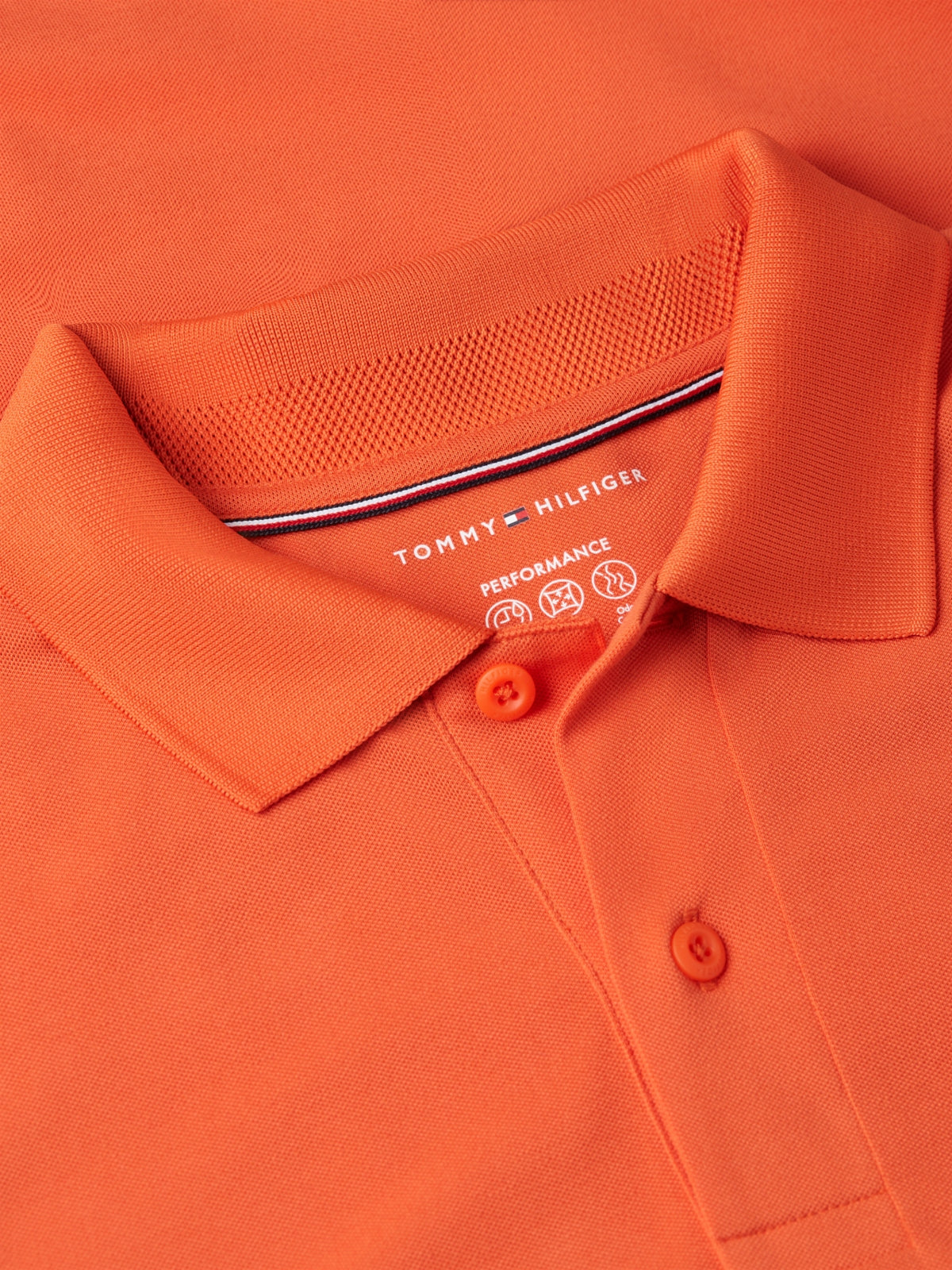 TOMMY HILFIGER MWMW PERFORMANCE PIQUE POLO en color NARANJA (4)
