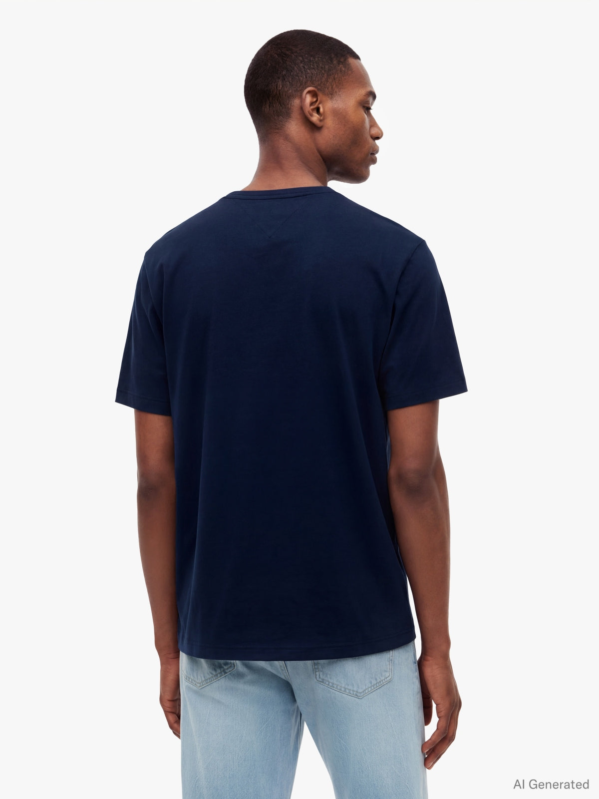 TOMMY HILFIGER MWMW PERFORMANCE TEE en color AZUL (4)