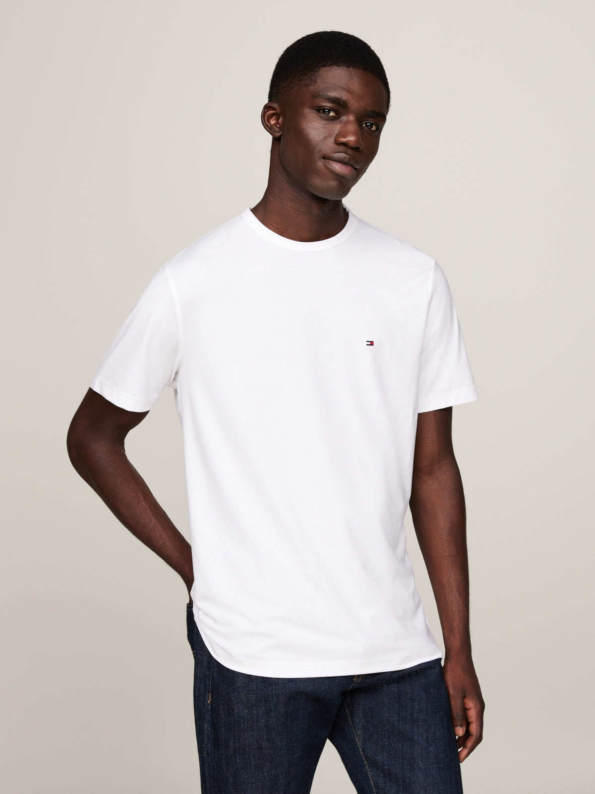 TOMMY HILFIGER MWMW PERFORMANCE TEE en color BLANCO (3)