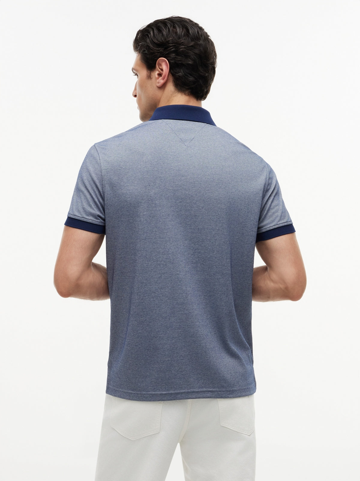 TOMMY HILFIGER MWMW PERFORMANCE OXFORD POLO en color AZUL (2)