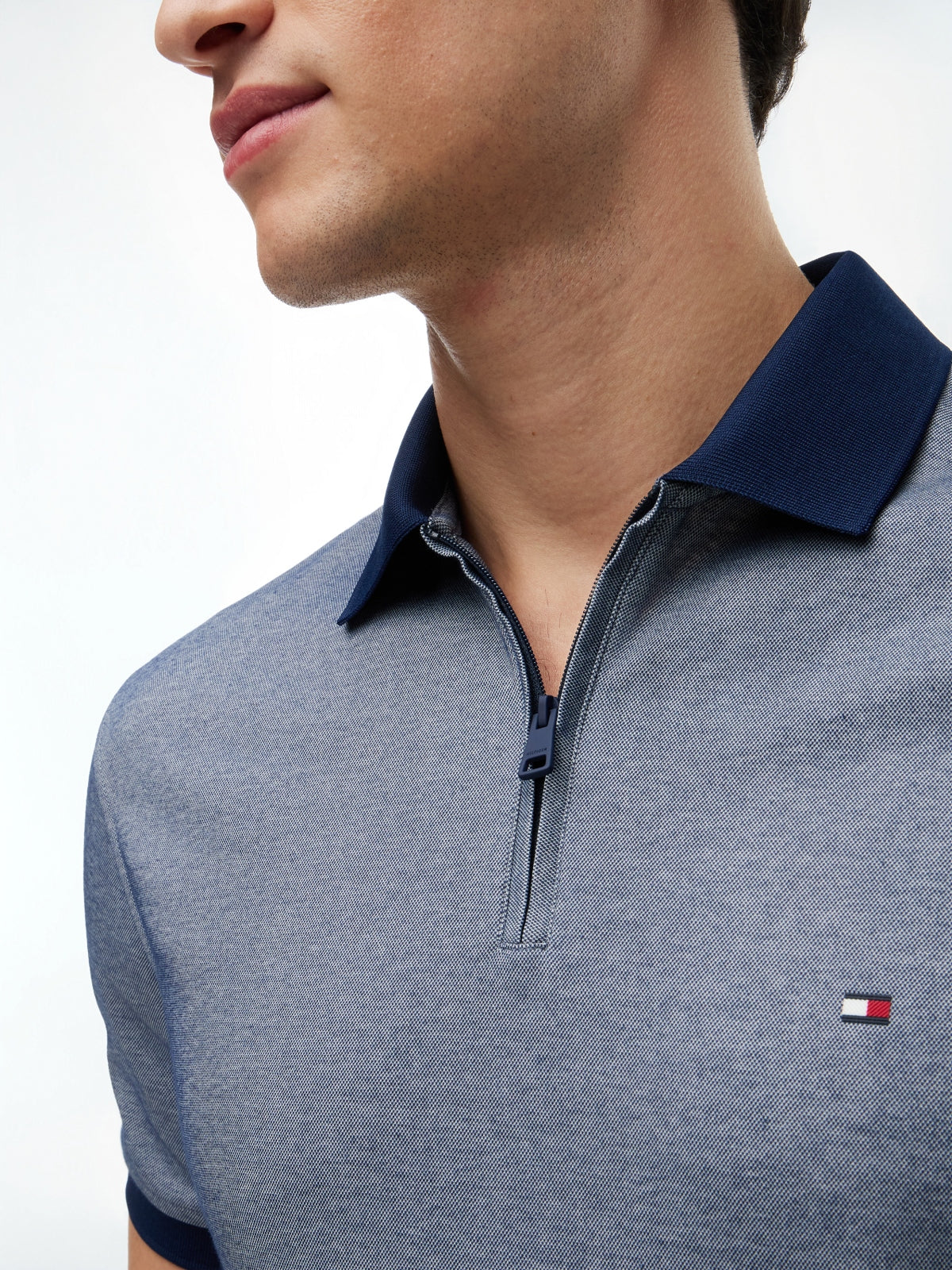 TOMMY HILFIGER MWMW PERFORMANCE OXFORD POLO en color AZUL (4)