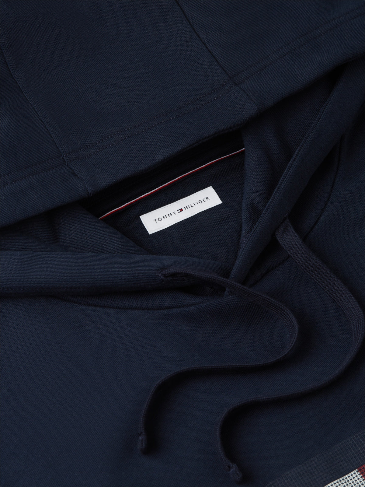 TOMMY HILFIGER MWMW SCRIPT FLAG HOODIE en color AZUL (5)