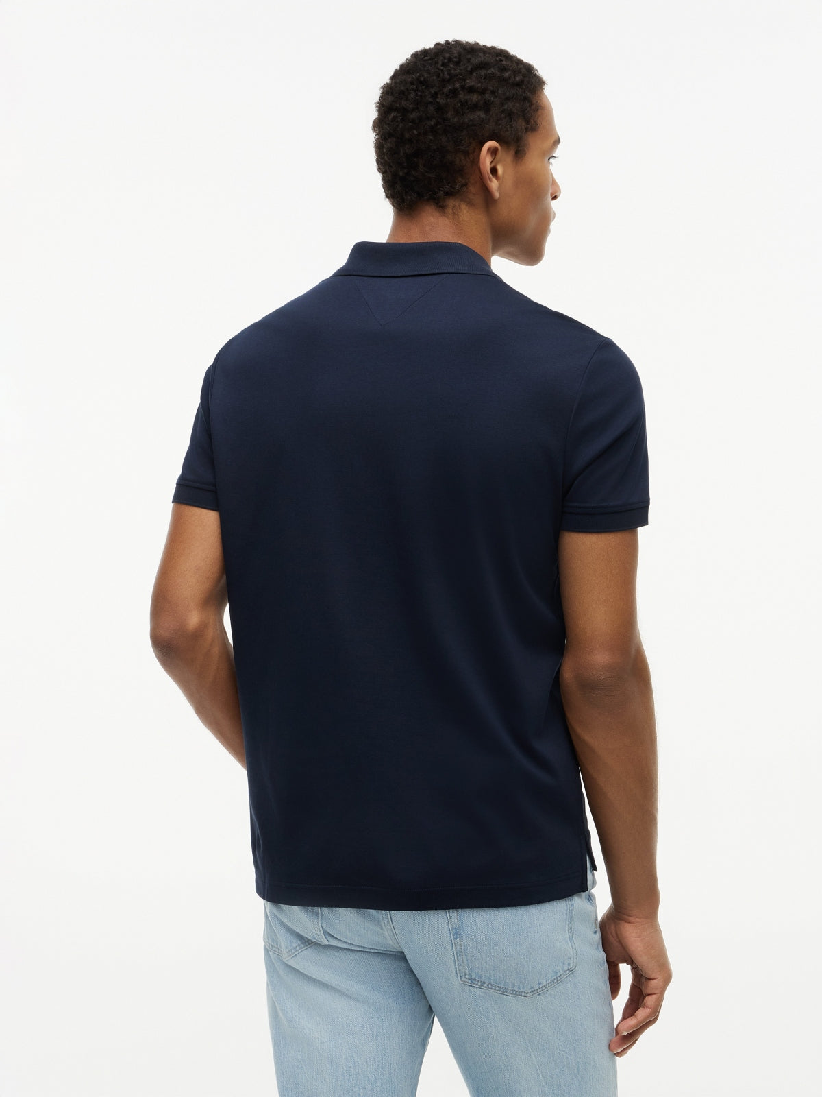 TOMMY HILFIGER MWMW LIQUID COTTON ZIP REG PO en color AZUL (2)