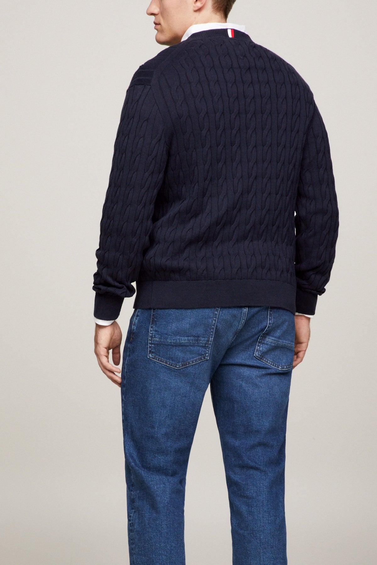 TOMMY HILFIGER MWMW CLASSIC COTTON CABLE CRE en color (2)