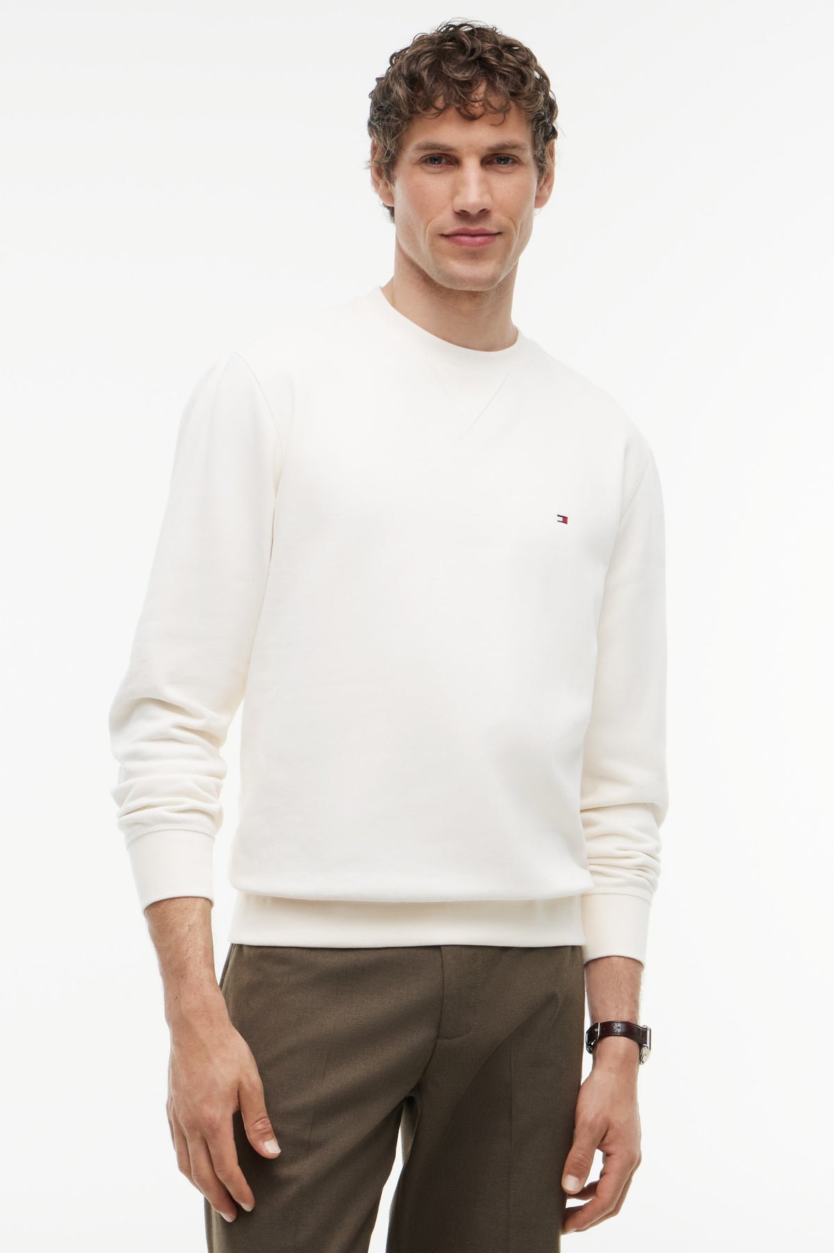TOMMY HILFIGER MWMW SEASONAL FLEECE CREWNECK en color (1)