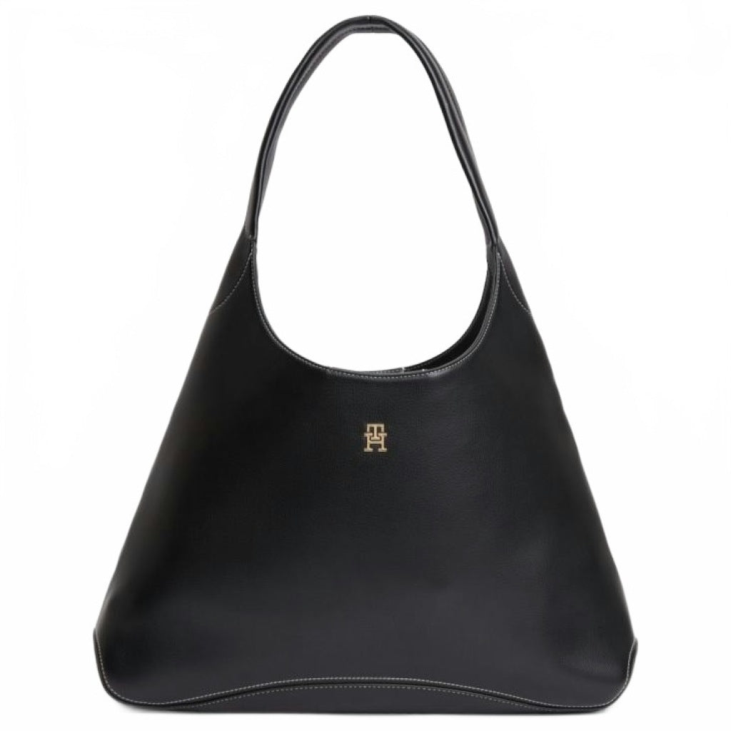 TOMMY HILFIGER AWAW TH EVERYDAY HOBO en color NEGRO (4)