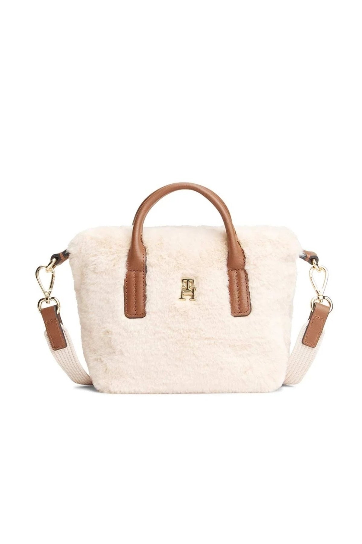 TOMMY HILFIGER AWAW POPETTE MICRO TOTE FAUX en color BLANCO (1)