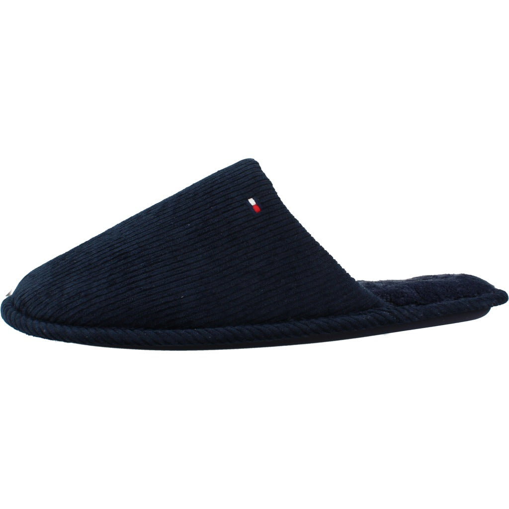 TOMMY HILFIGER FMFM CORDUROY HOUSE SHOES en color AZUL (2)