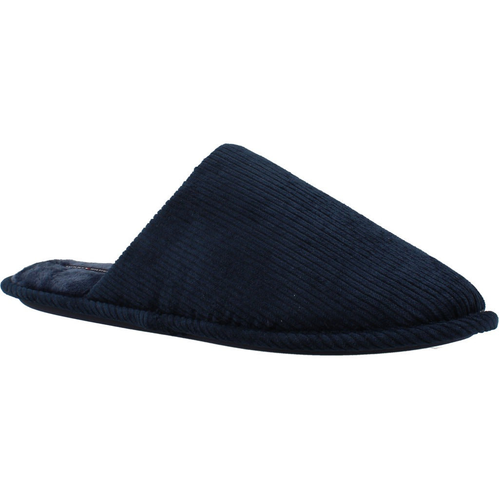 TOMMY HILFIGER FMFM CORDUROY HOUSE SHOES en color AZUL (5)