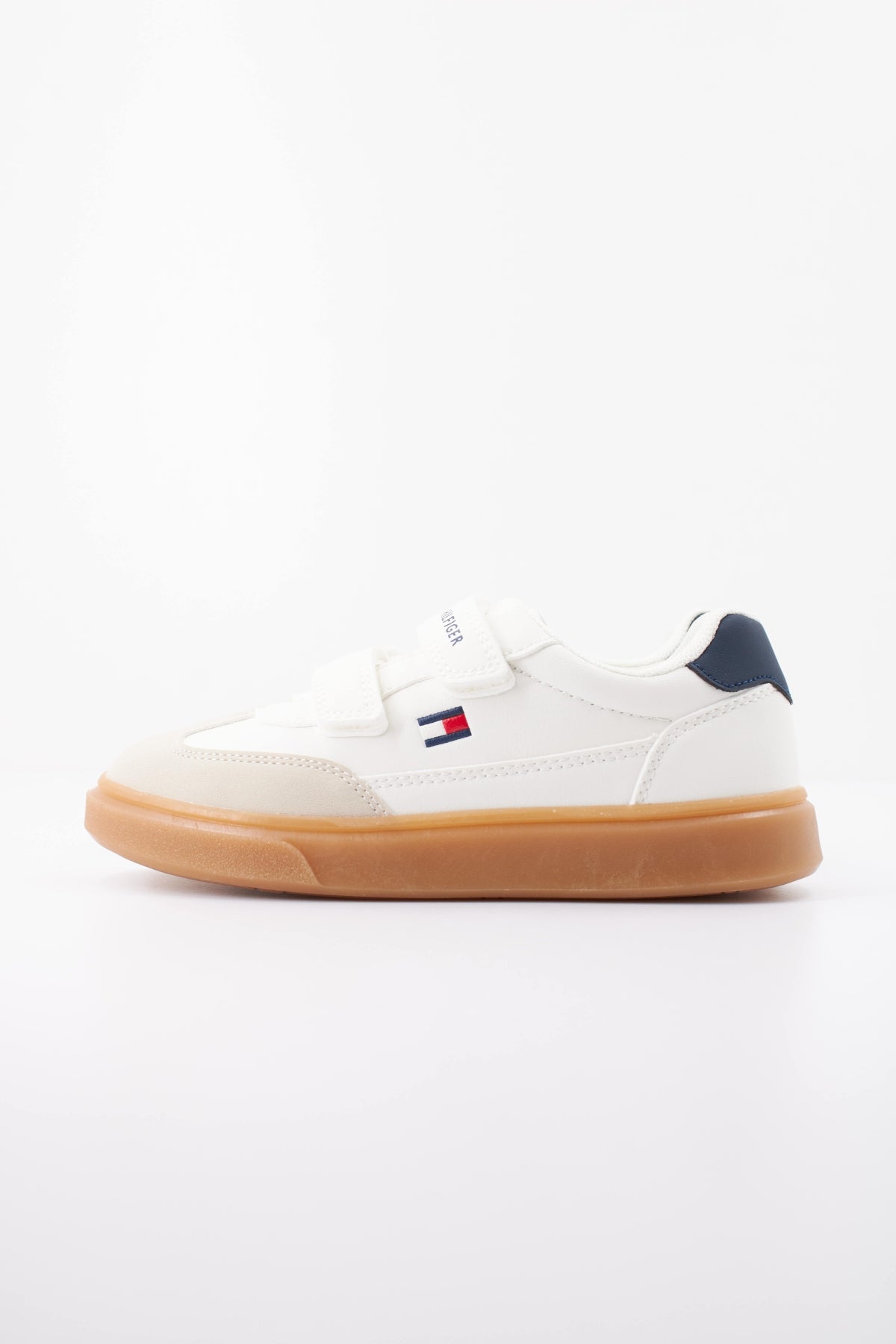 TOMMY HILFIGER LOW CUT VELCRO SNEAKER en color BLANCO (1)