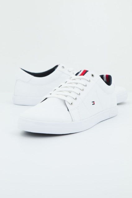 TOMMY HILFIGER ICONIC LONG LACE SNEAKER en color BLANCO (1)