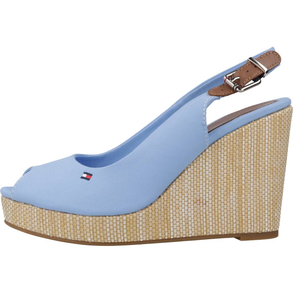 TOMMY HILFIGER ICONIC ELENA SLING BACK en color AZUL (2)