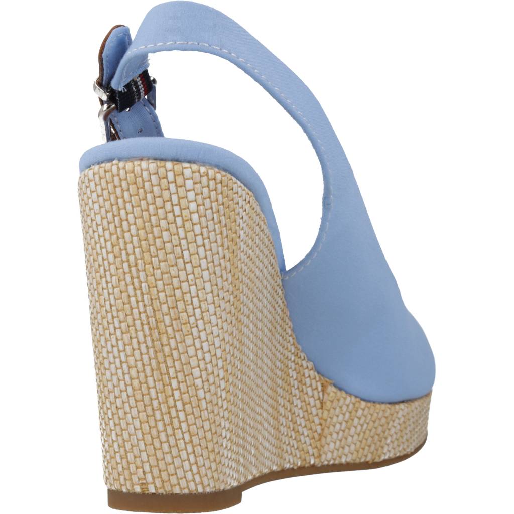 TOMMY HILFIGER ICONIC ELENA SLING BACK en color AZUL (3)