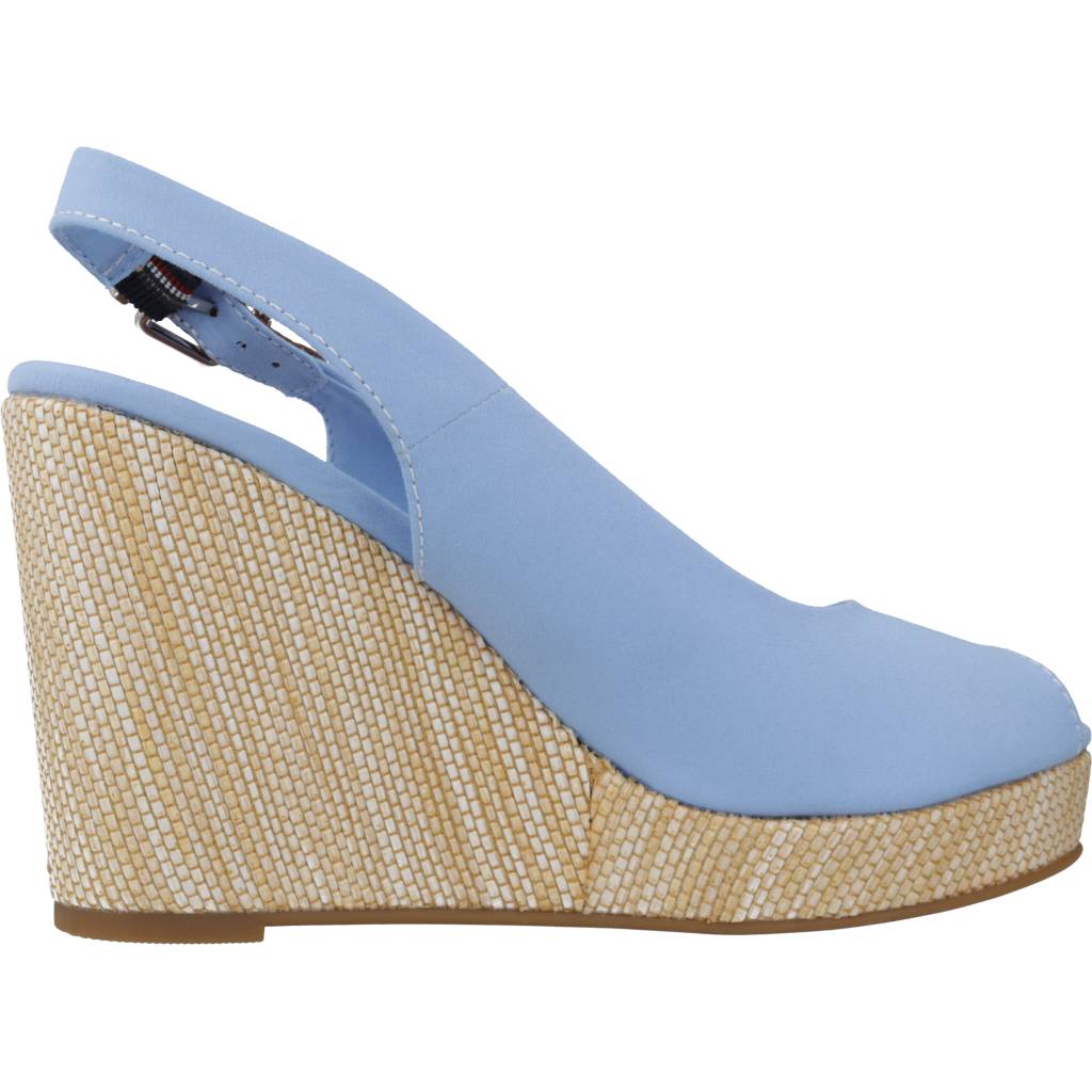 TOMMY HILFIGER ICONIC ELENA SLING BACK en color AZUL (4)