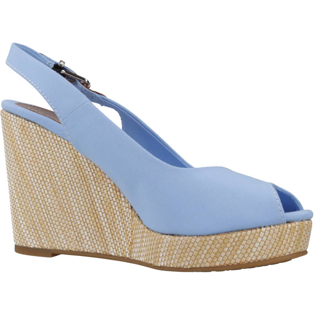 TOMMY HILFIGER ICONIC ELENA SLING BACK en color AZUL (5)