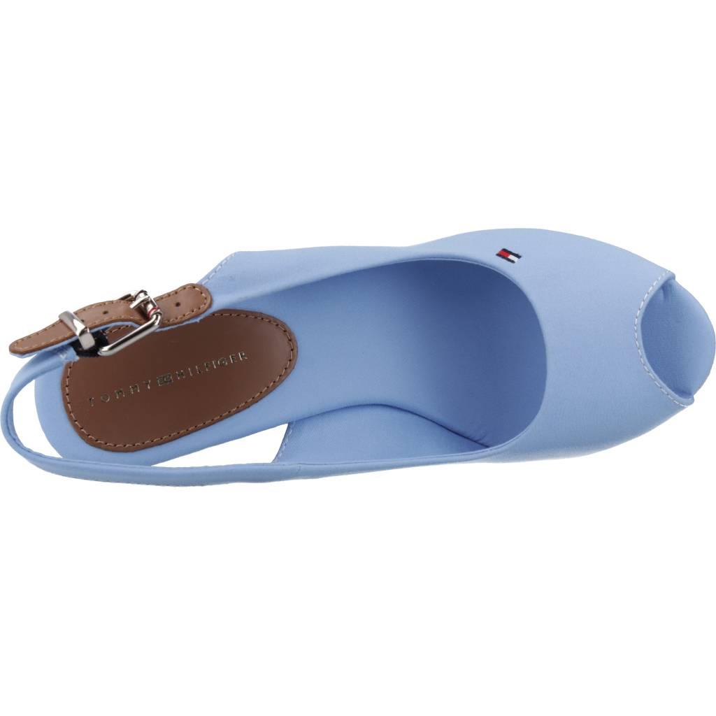 TOMMY HILFIGER ICONIC ELENA SLING BACK en color AZUL (7)