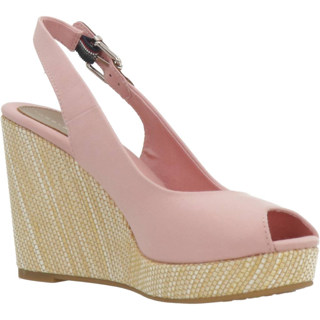 TOMMY HILFIGER ICONIC ELENA SLING BACK en color ROSA (5)