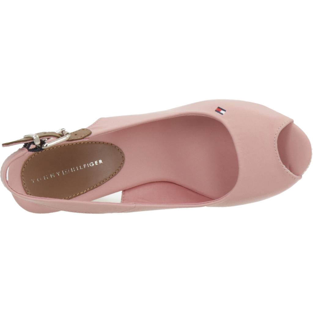 TOMMY HILFIGER ICONIC ELENA SLING BACK en color ROSA (7)