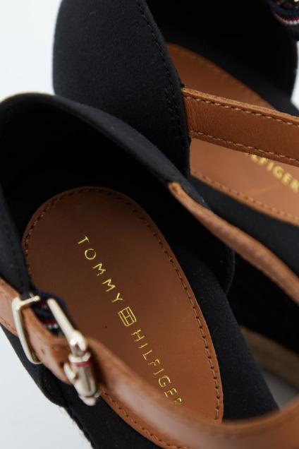 TOMMY HILFIGER BASIC OPEN TOE HIGH en color NEGRO (2)