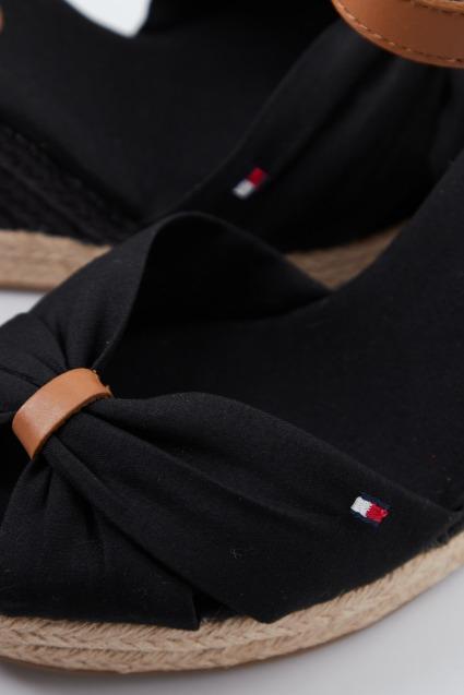 TOMMY HILFIGER BASIC OPEN TOE HIGH en color NEGRO (3)
