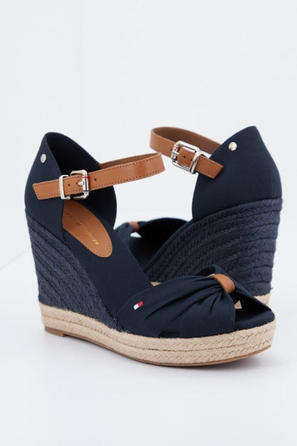 TOMMY HILFIGER BASIC OPEN TOE HIGH en color AZUL (1)