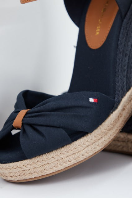 TOMMY HILFIGER BASIC OPEN TOE HIGH en color AZUL (3)