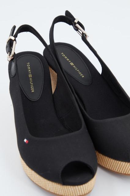 TOMMY HILFIGER ICONIC ELBA SLING BACK W en color NEGRO (3)