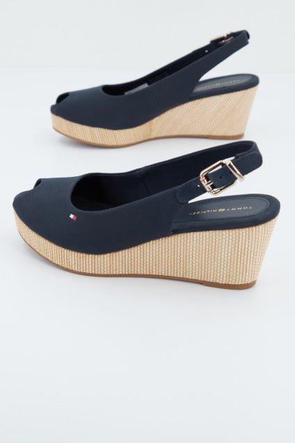 TOMMY HILFIGER ICONIC ELBA SLING BACK W en color AZUL (2)