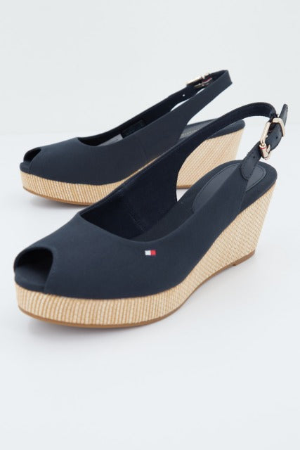TOMMY HILFIGER ICONIC ELBA SLING BACK W en color AZUL (3)