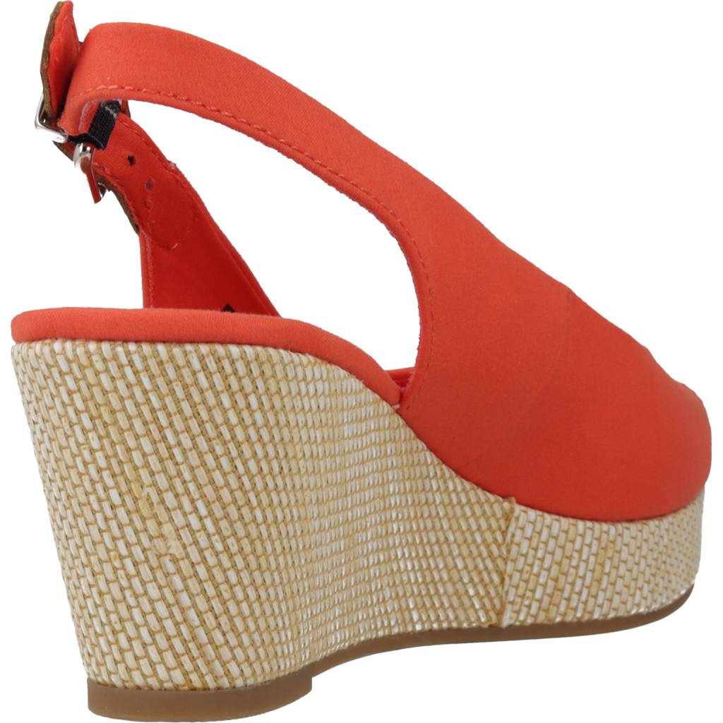 TOMMY HILFIGER ICONIC ELBA SLING BACK W en color NARANJA (3)