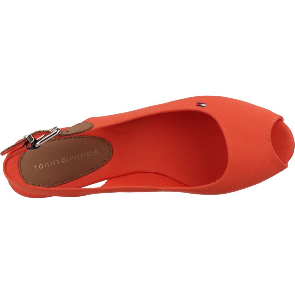 TOMMY HILFIGER ICONIC ELBA SLING BACK W en color NARANJA (7)