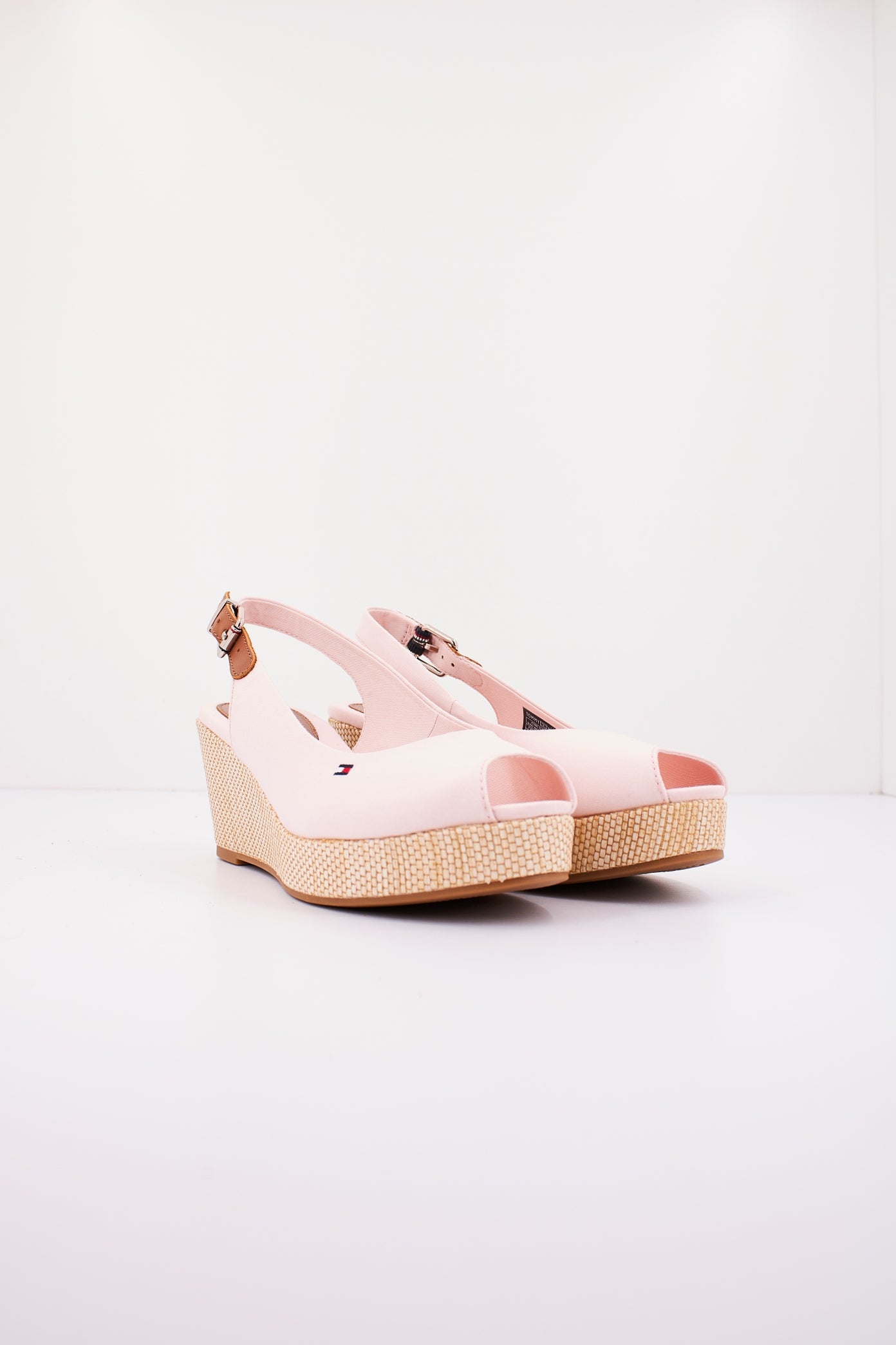 TOMMY HILFIGER ICONIC ELBA SLING BACK W en color ROSA (2)