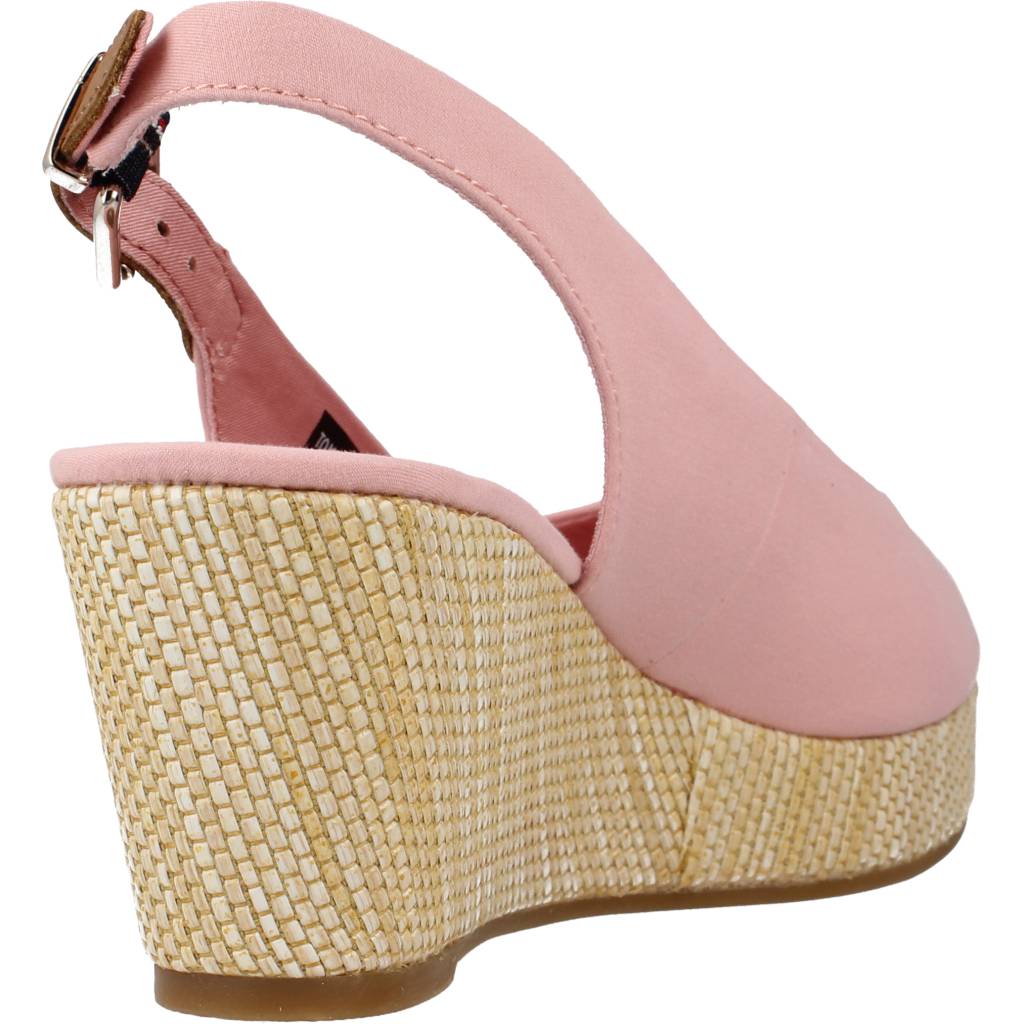 TOMMY HILFIGER ICONIC ELBA SLING BACK W en color ROSA (3)