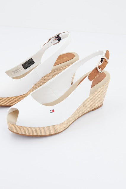 TOMMY HILFIGER ICONIC ELBA SLING BACK W en color BLANCO (1)