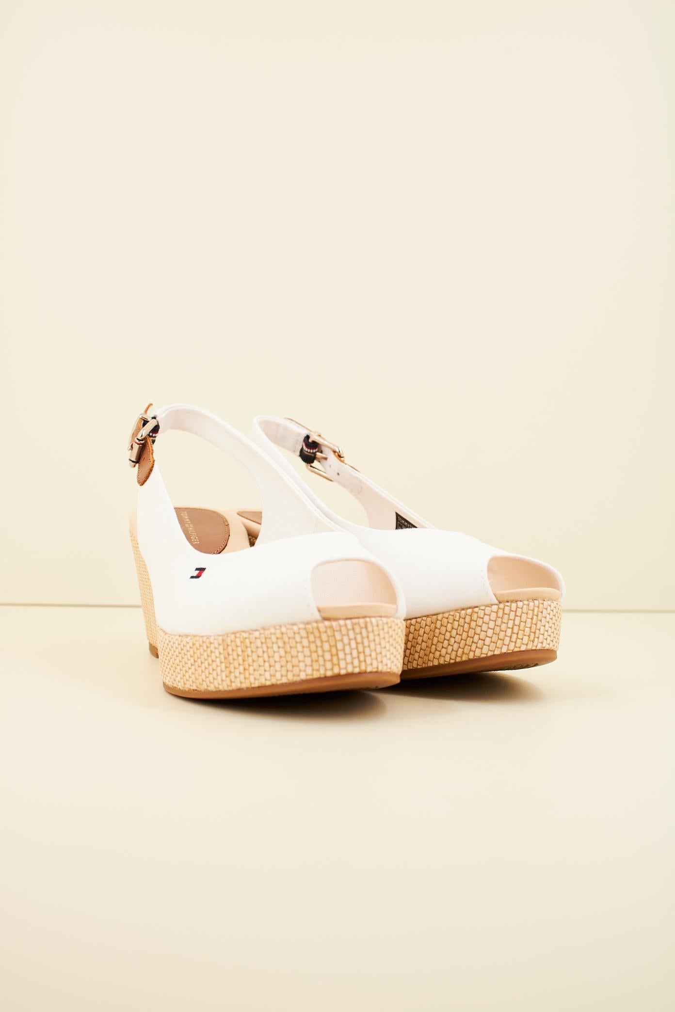 TOMMY HILFIGER ICONIC ELBA SLING BACK W en color BLANCO (2)