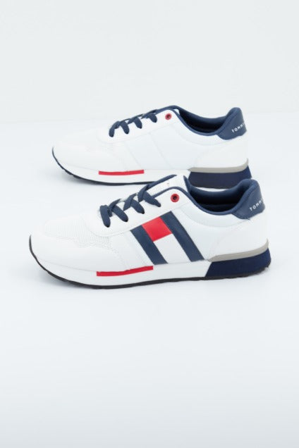 TOMMY HILFIGER SCARPA BASSA STRINGA BIA en color BLANCO (1)