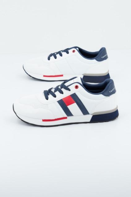 TOMMY HILFIGER SCARPA BASSA STRINGA BIA en color BLANCO (1)