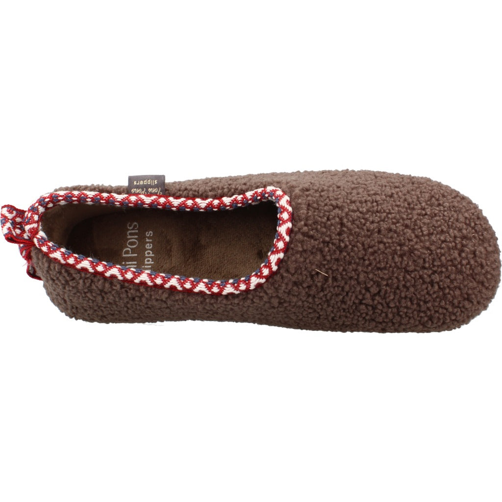 TONI PONS MARTA SH ZAPATILLA HOGAR en color MARRON (7)