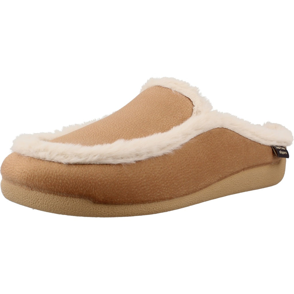 TONI PONS MUNIC BD ZAPATILLA HOGAR en color MARRON CLARO (1)