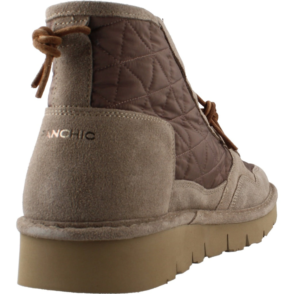 PANCHIC PM WAVE ANKLE BOOT en color MARRON CLARO (3)