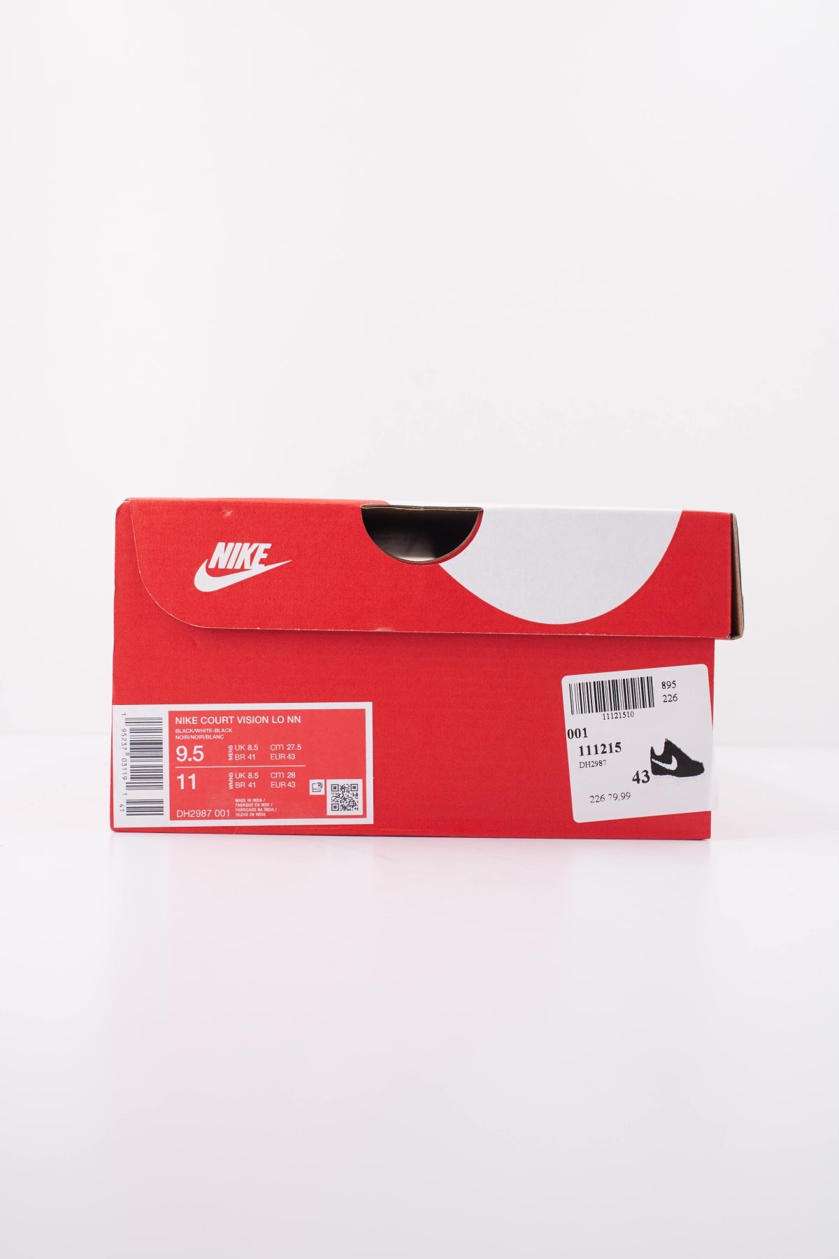 NIKE COURT VISION LO NN en color NEGRO (6)
