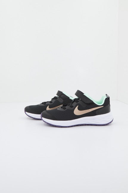 NIKE REVOLUTION LITTLE KIDS' SH en color NEGRO (2)