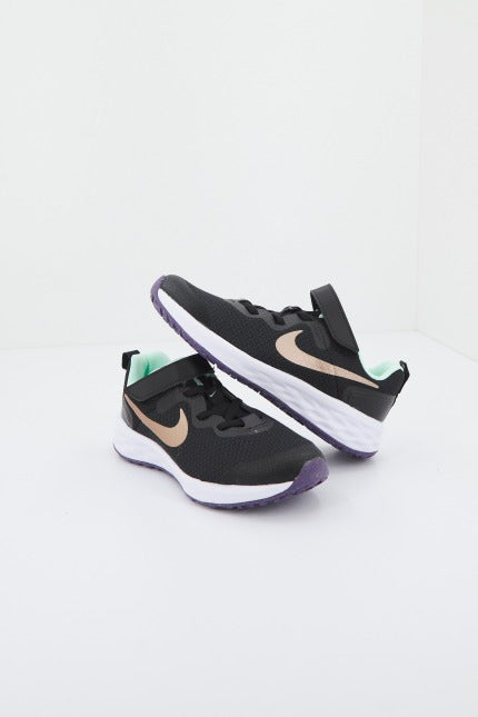 NIKE REVOLUTION LITTLE KIDS' SH en color NEGRO (3)