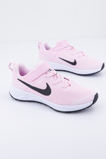 NIKE NIKE REVOLUTION LITTLE KID en color ROSA (1)