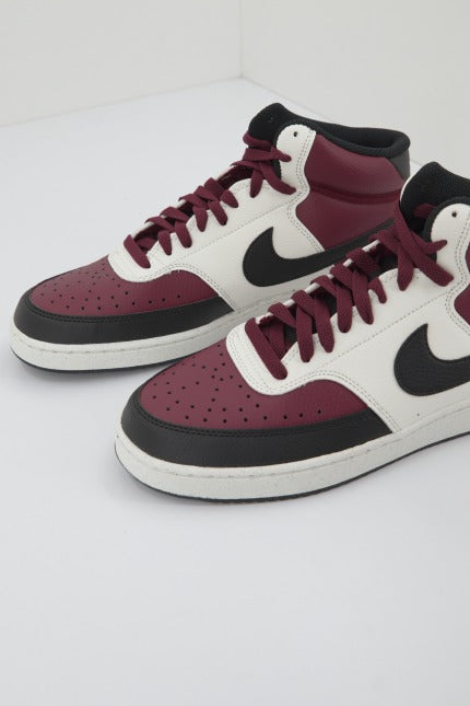 NIKE COURT VISION MID NEXT N en color BURDEOS (4)