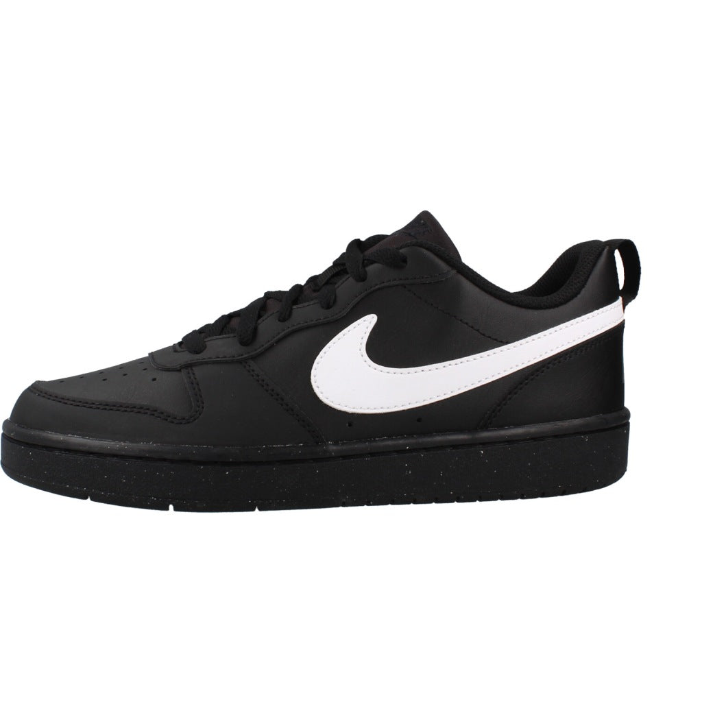 NIKE COURT BOROUGH LOW RECRAFT GS en color NEGRO (2)